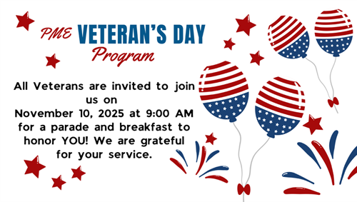 PME Veteran's Day Program